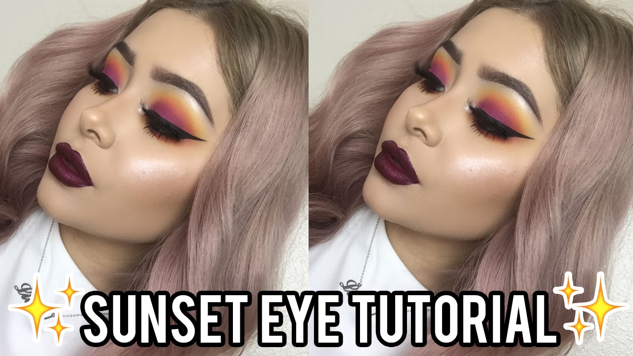 Sunset Eyeshadow Makeup Tutorial | Daisy Marquez