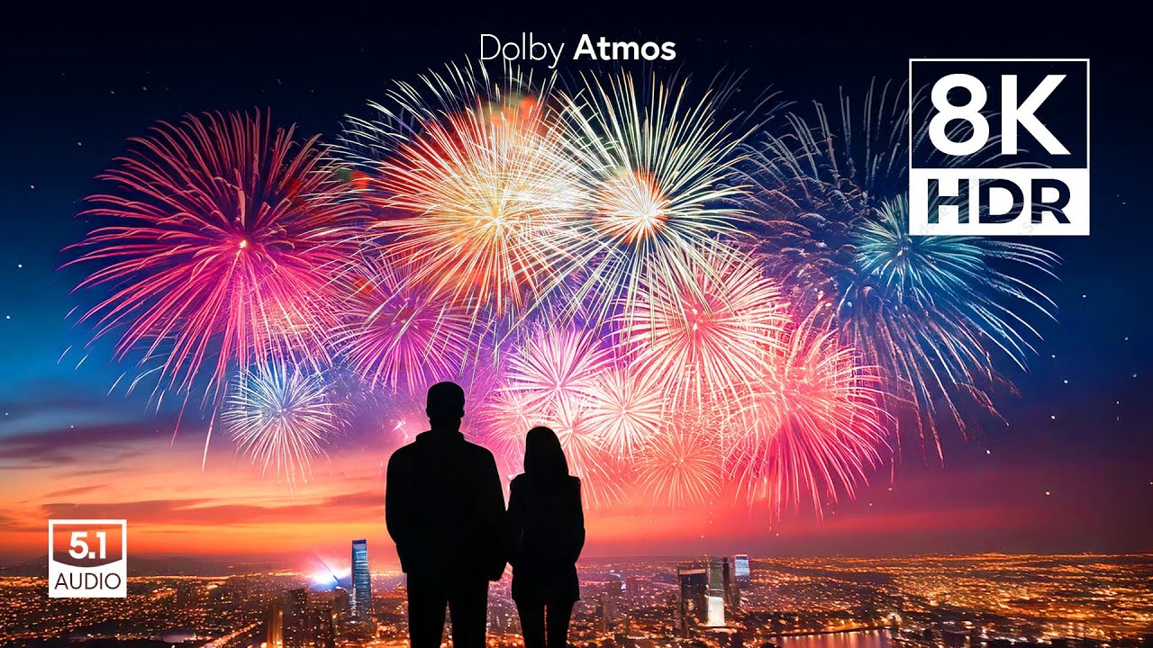 Experience Fireworks Like Never Before - In Stunning 8K HDR and Dolby Atmos