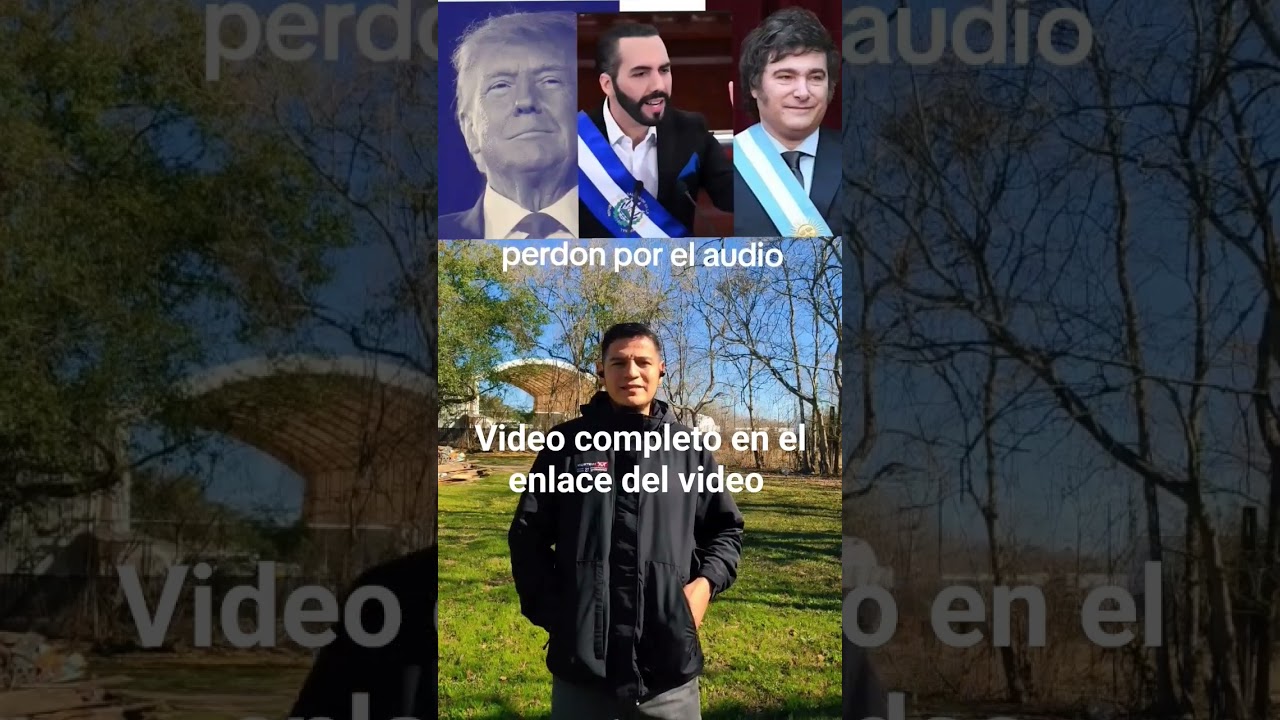 BUKELE,MILEI Y TRUMP juntos