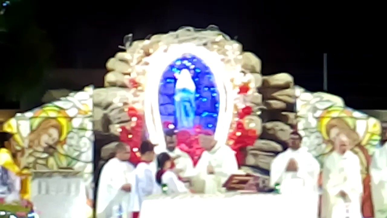 Entrance 7th Simbang Gabi St Mary's Church Dubai