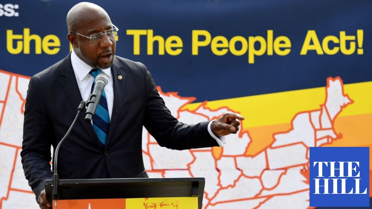 Raphael Warnock SLAMS GOP opposition to voting rights law: 