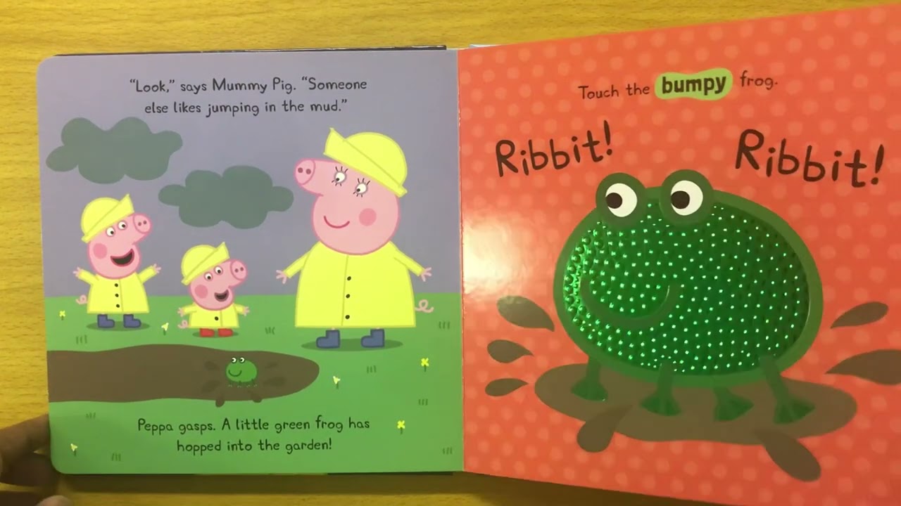 Peppa Pig Puddle Playtime Book - Read Aloud Book for Children, Toddlers and Kids