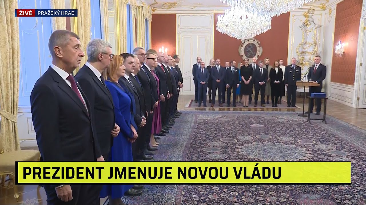 Pavel jmenoval Babišovu třetí vládu. Nad Turkem visí otazník
