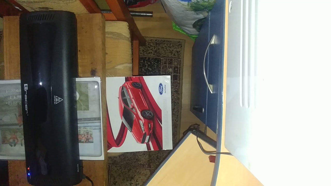 Laminator tracer A3. Laminowanie na gorąco.