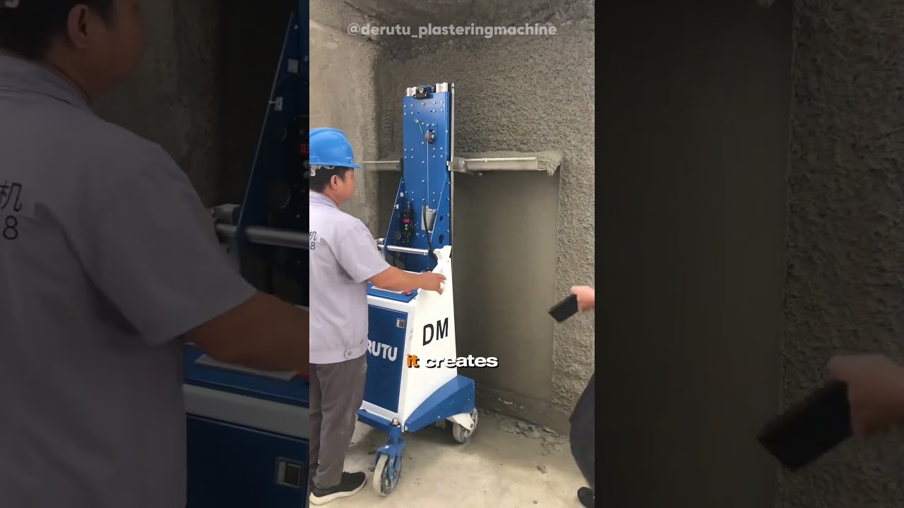 This Automatic Plastering Machine Changes the Construction Business in Us l #shorts #usa #usashorts