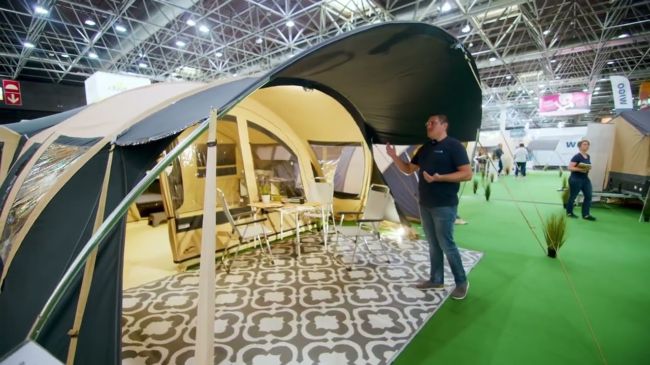 Rundgang durch den Cabanon Chamonix Zeltanhänger