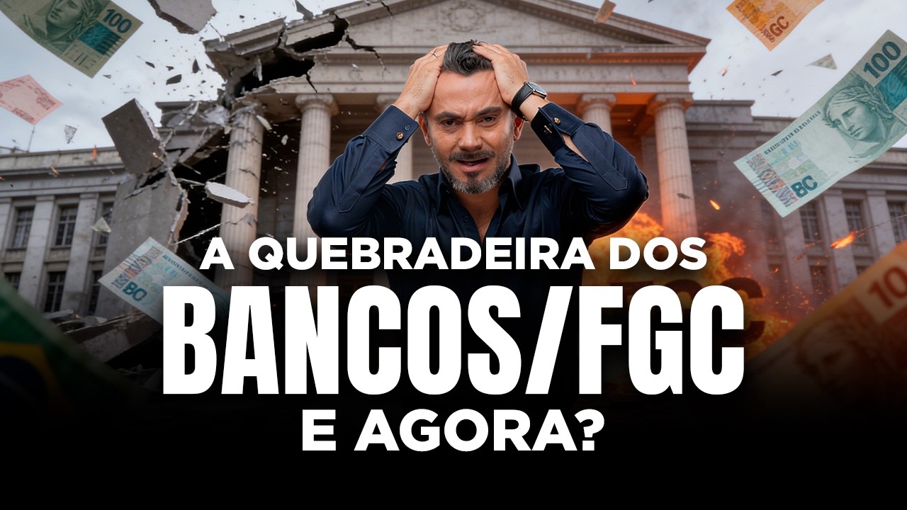 [LIVE #1912]: A QUEBRADEIRA DOS BANCOS/FGC E AGORA?
