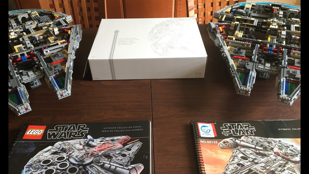 Lego #75192 vs Lepin 05132 UCS Millennium Falcon   Part Three