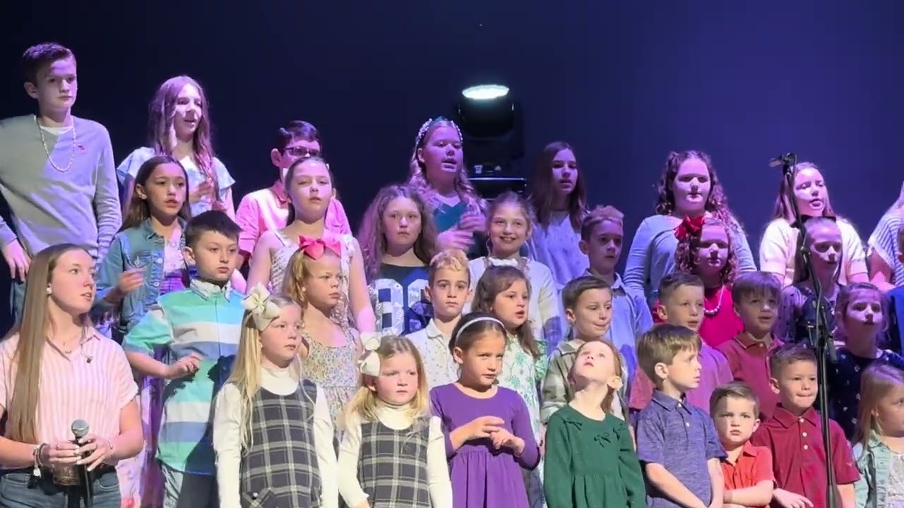 Singing at church yesterday (both songs) 1st service