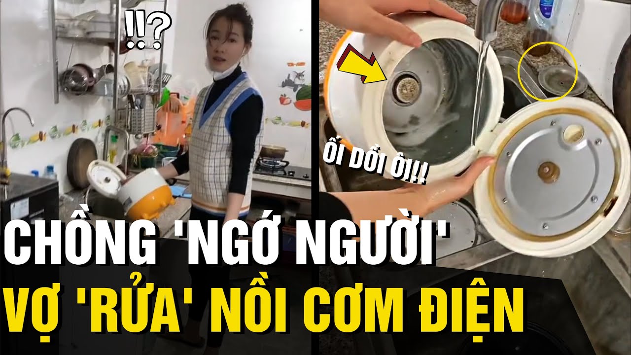 ĐỘC LẠ BÌNH DƯƠNG, vợ 'RỬA' nồi cơm điện khiến anh chồng NGỚ NGƯỜI | Tin Ngắn 3 Phút