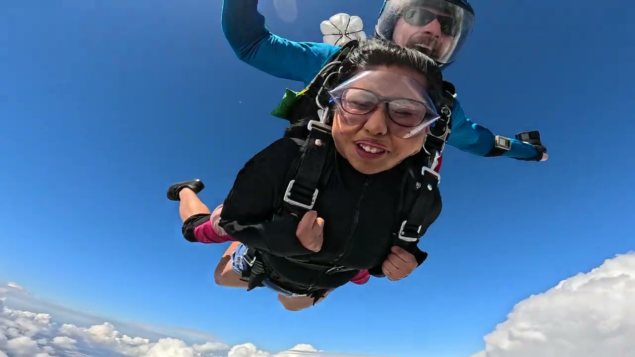 Outside video w Adam skydiving in Zhills Florida