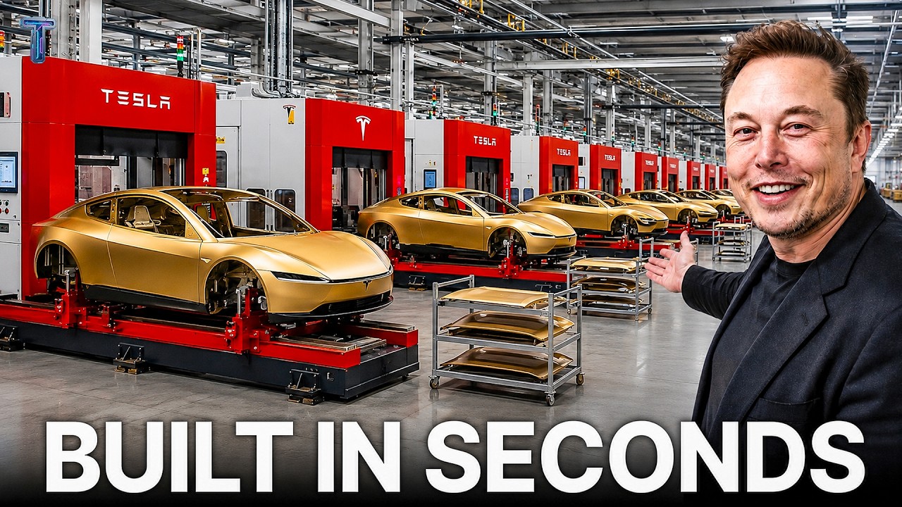 Как Tesla Giga Press 4.0 математически разоряет Ford и GM