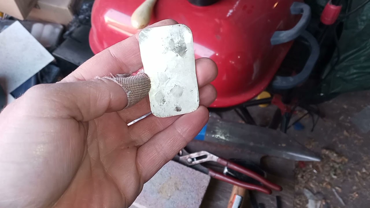 Turning a 1oz. Silver Bar into Ring Stock!