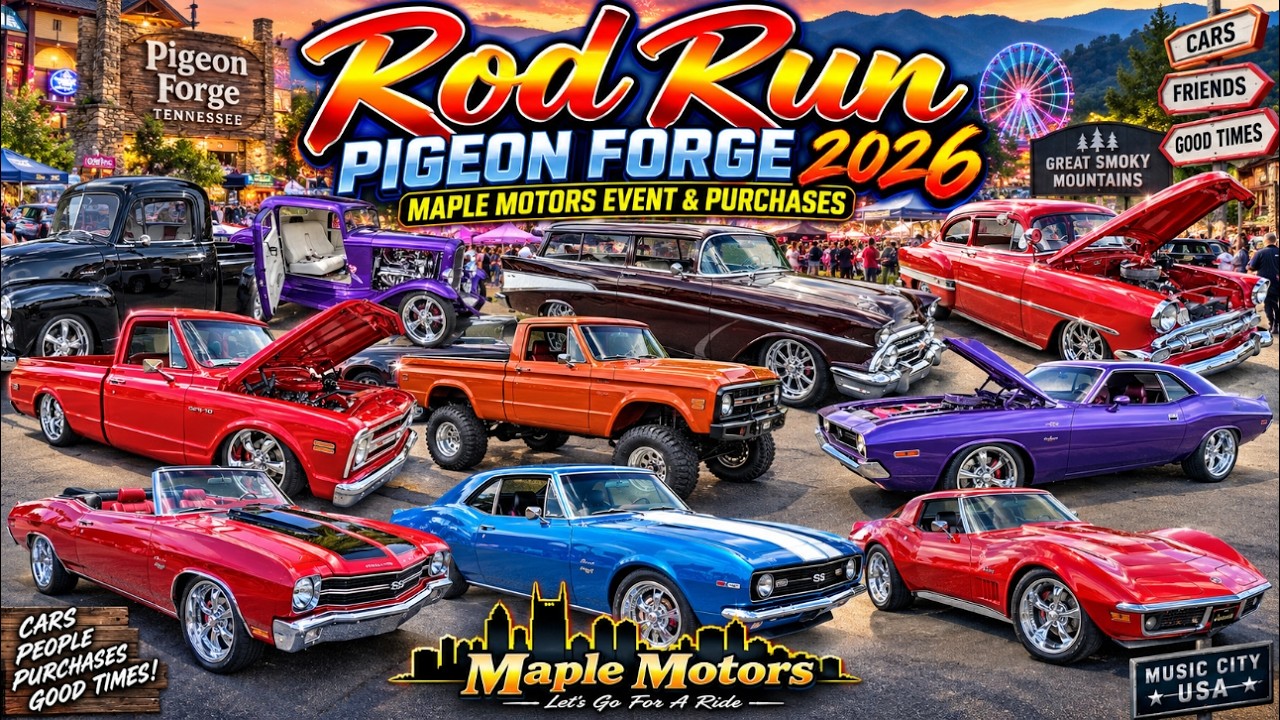 Rod Run 2026 Maple Motors Part 2 Purchases Muscle Cars & Hotrods On The Strip