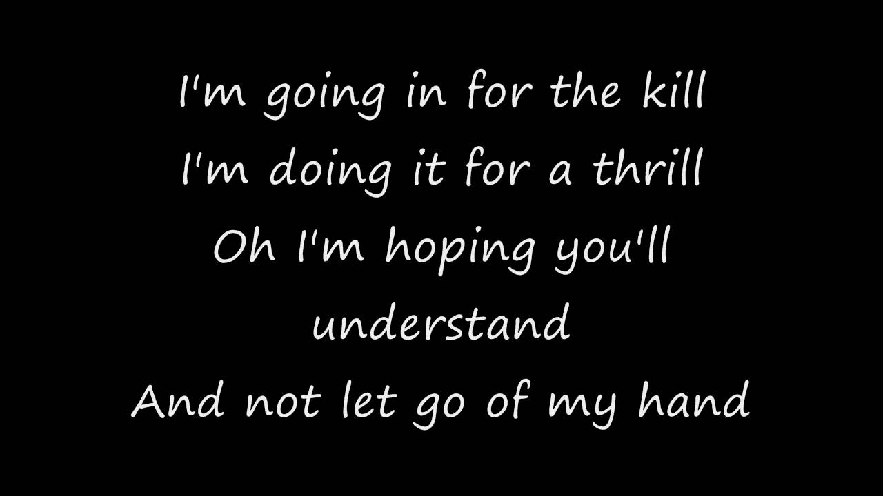 La Roux In For The Kill Lyrics
