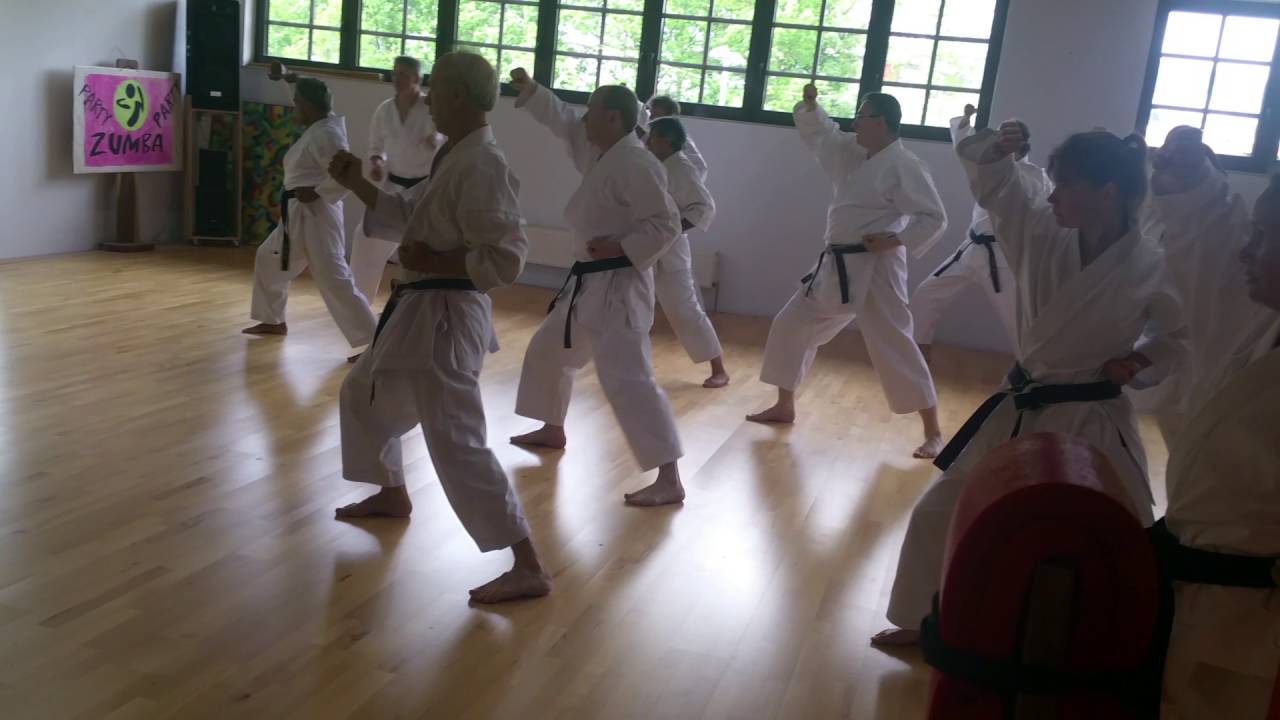 Dan Prüfungs Lehrgang am 21.5. 2016 in #Karate #Dojo Kelkheim (Frankfurt) #kumite #kata #shotokan 