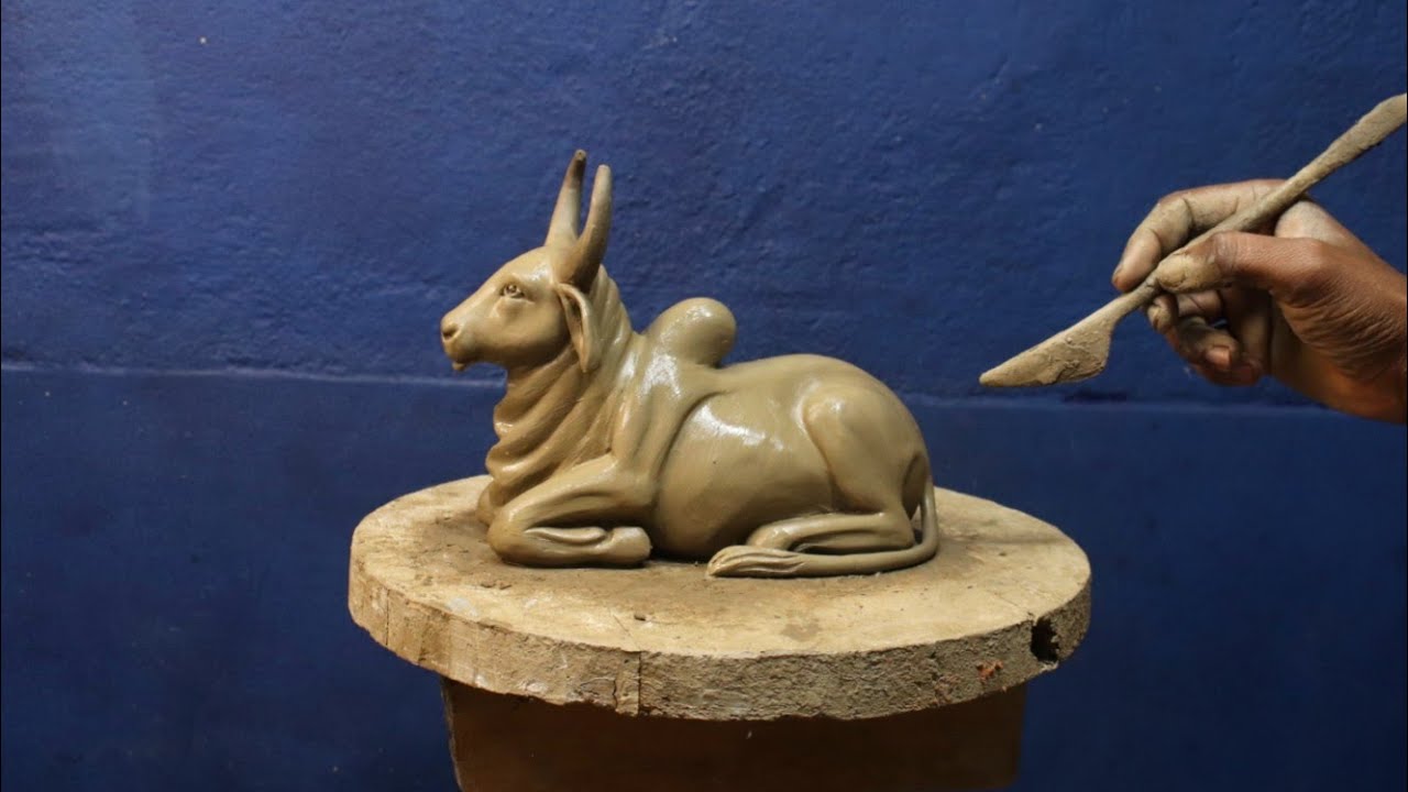 How to make Cow with clay | mitti se bail banana | mitti ka gay