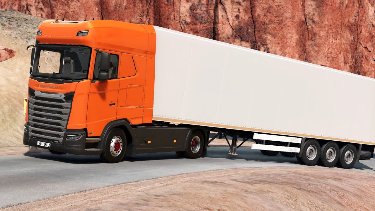 BeamNG Drive - Segra Ultimat 4x2 Transporting Tasty Cola in Utah