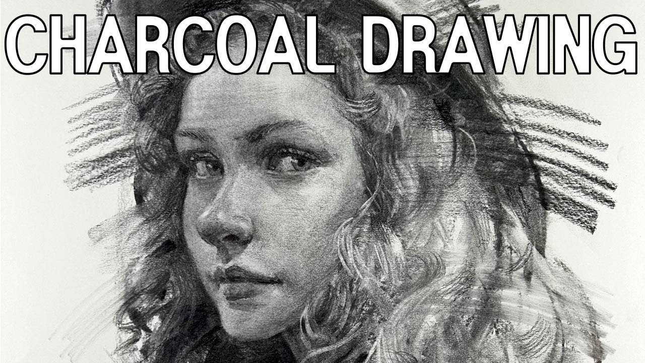 Charcoal portrait, #141