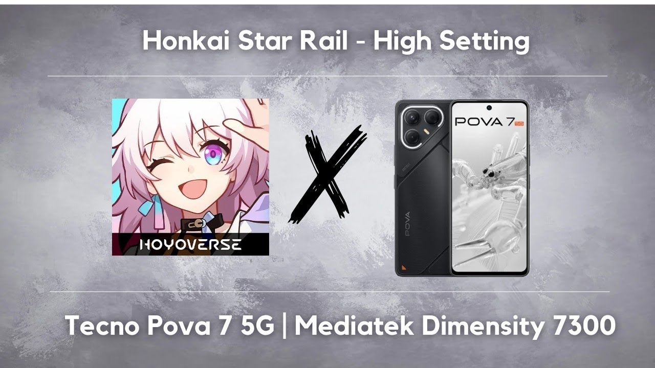 Test Honkai Star Rail (High Setting) | Tecno Pova 7 5G - Mediatek Dimensity 7300