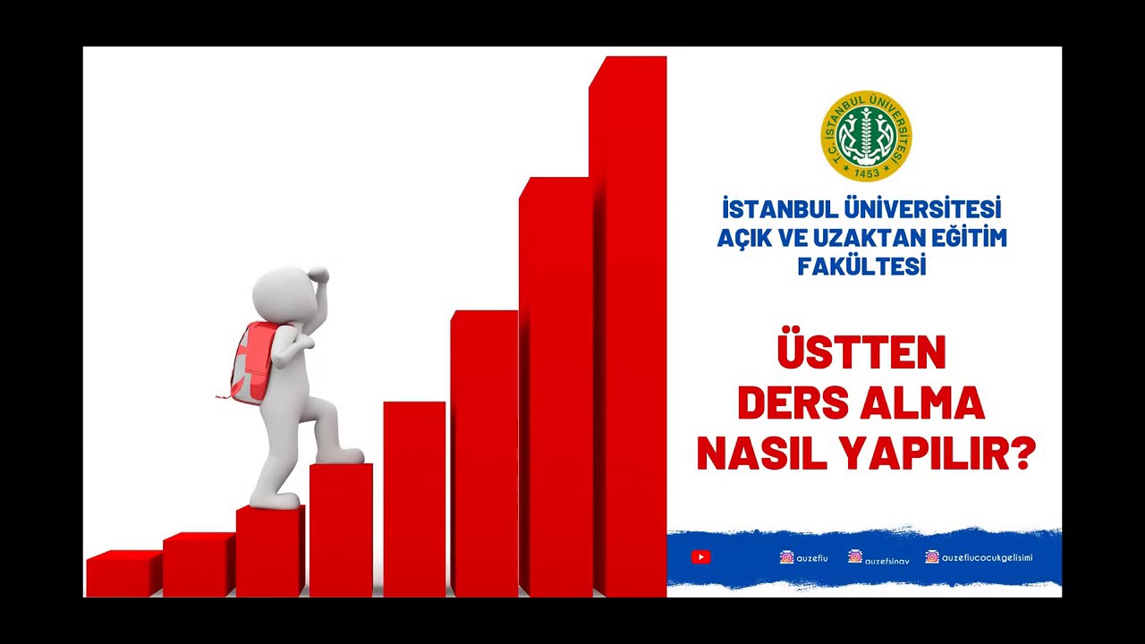 AUZEF Üstten Ders Alma- ÖRNEK Nasıl yapılır?