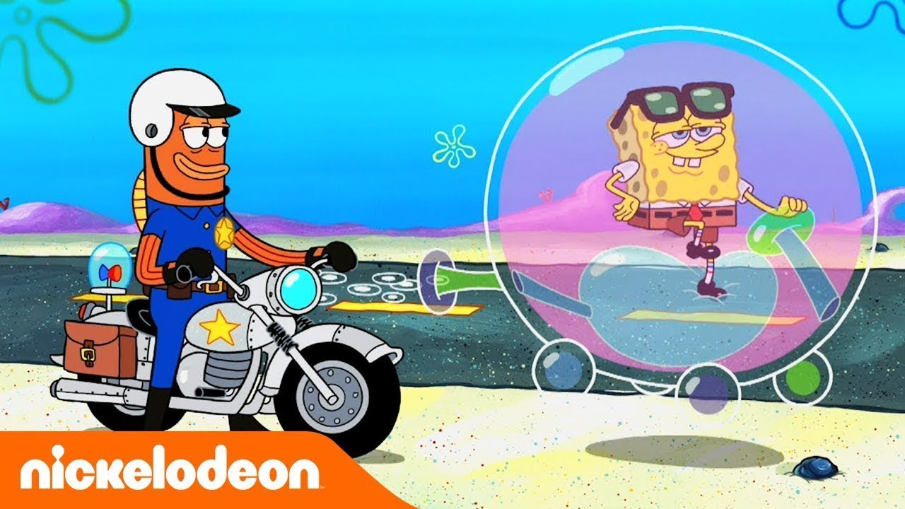 SpongeBob SquarePants | Mobil gelembung | Nickelodeon Bahasa