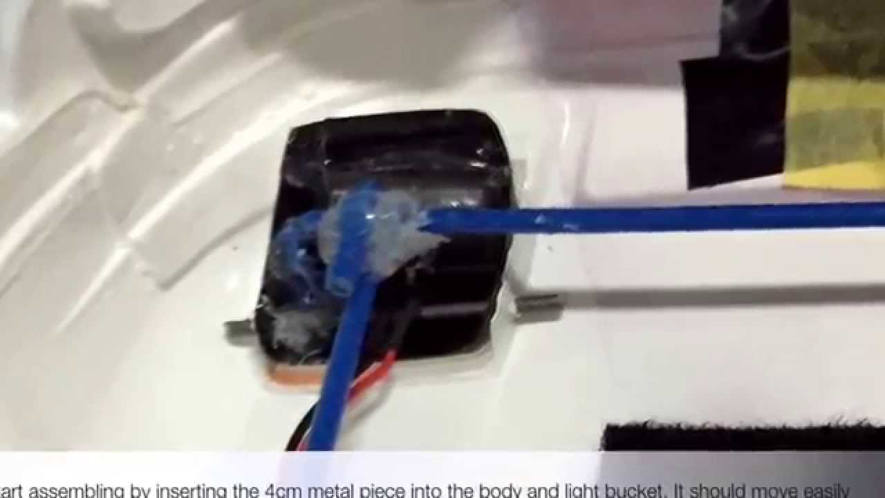 RC drift tutorial: DIY Flip up lights by Jeddah Drift Track Store