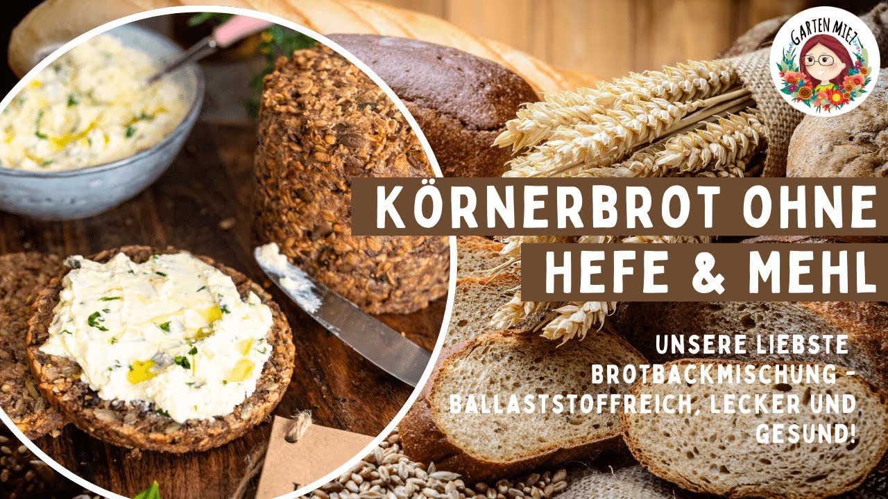 Körnerbrot ohne Mehl & Hefe backen 🍞 | Bäckers „Kernstück“ Brotbackmischung im Test