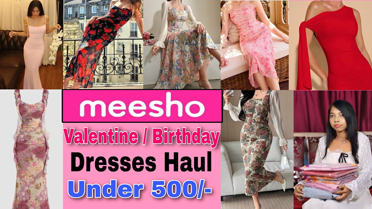 Meesho Affordable Bodycon Dress haul ✨️| Meesho Dresses Under 500/- ✨️#dresses #bodycon 