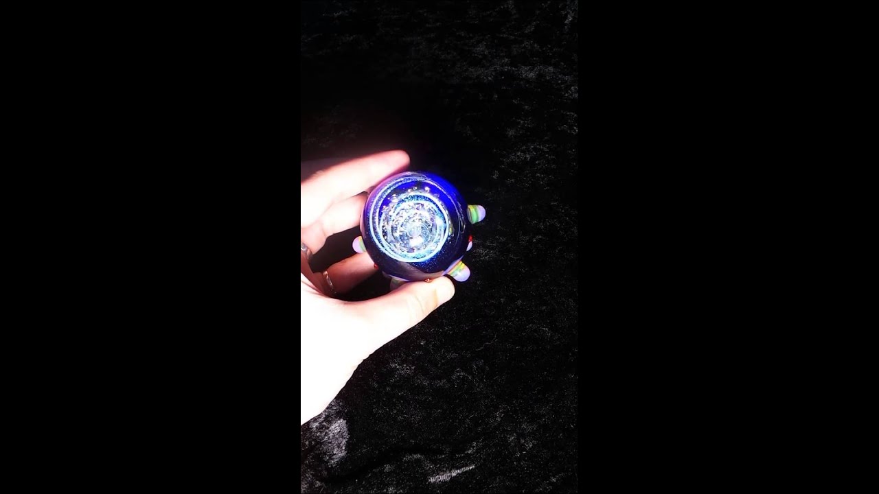 Pink Slyme & Opal-  Vortex Gnarble by David Sigler of Galactic Glass