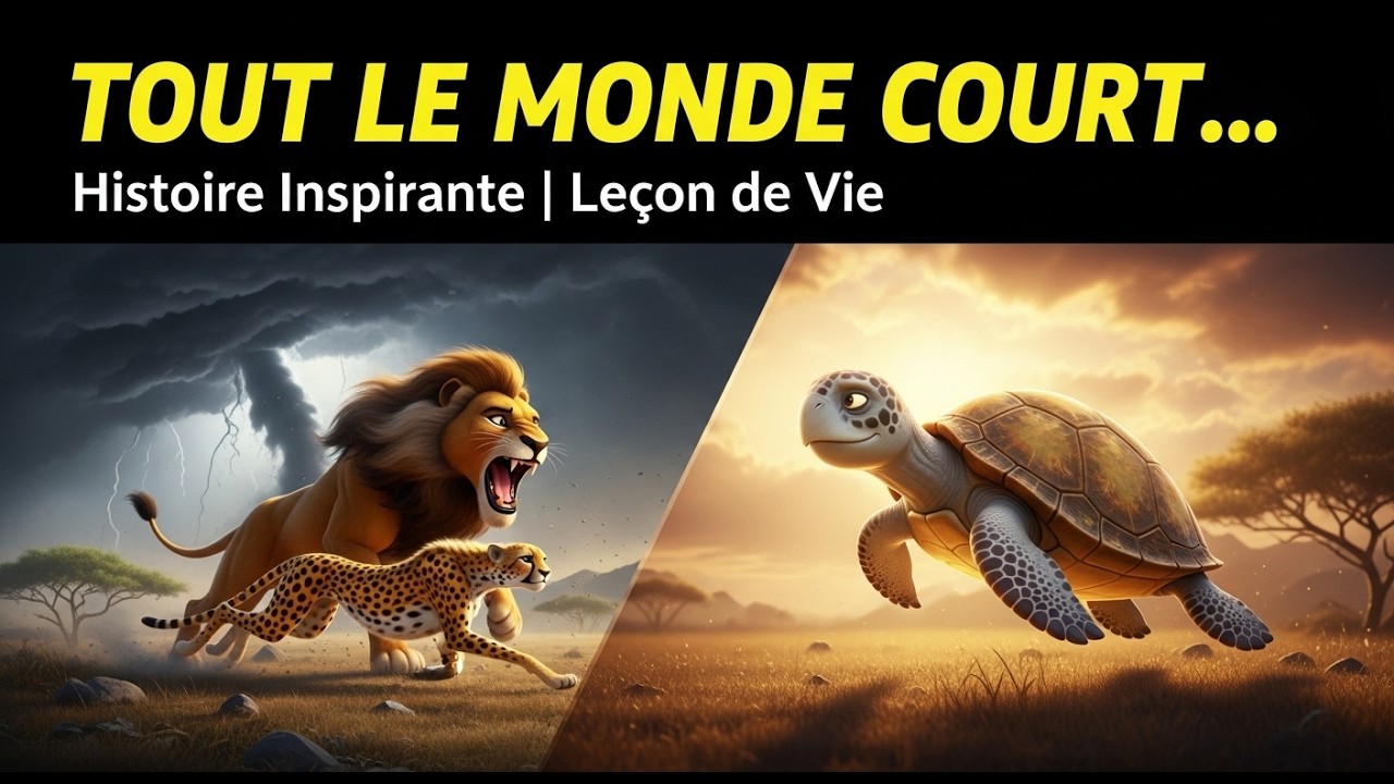 🌪️ Et si la vraie force n’était pas la vitesse… mais le CALME ? 🐢 | Une Histoire  qui Change la Vie