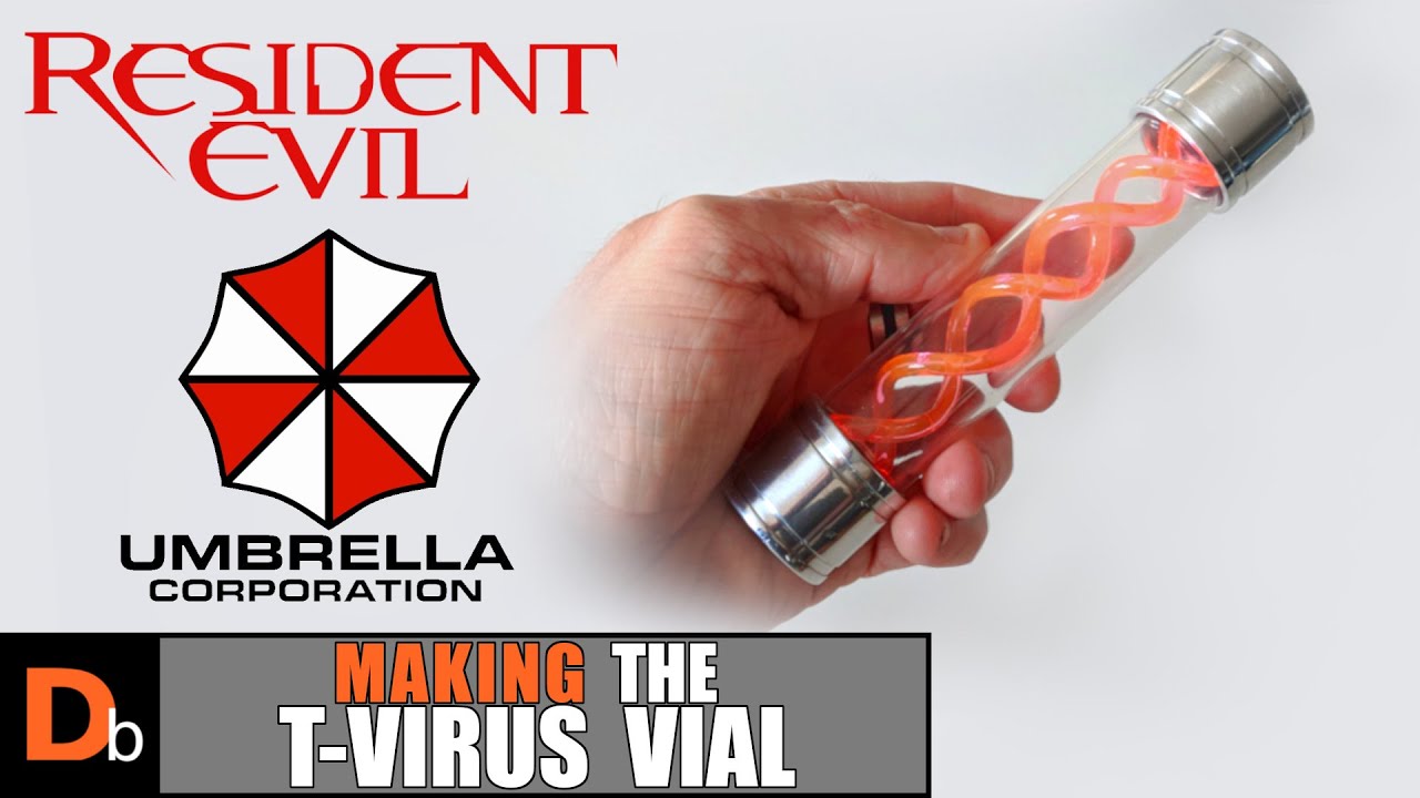 T-Virus vial prop replica from RESIDENT EVIL