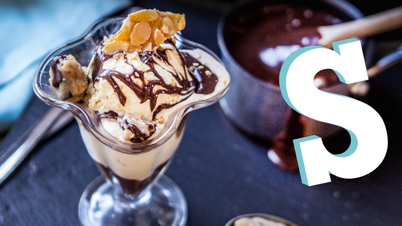 Cookie Dough Ice Cream Sundae Recipe | Sorted Food