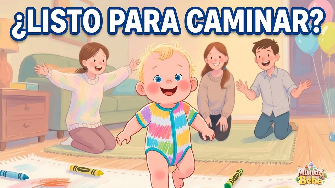 👣 Mis Primeros Pasos | Loop 10 Minutos Canción Infantil para Bebés | Mundo Bebé