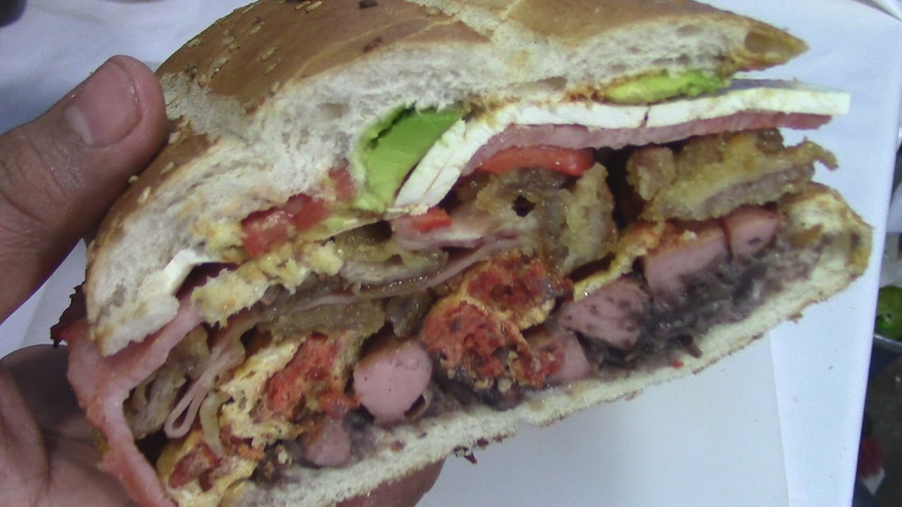 Torta Cubana estilo CDMX