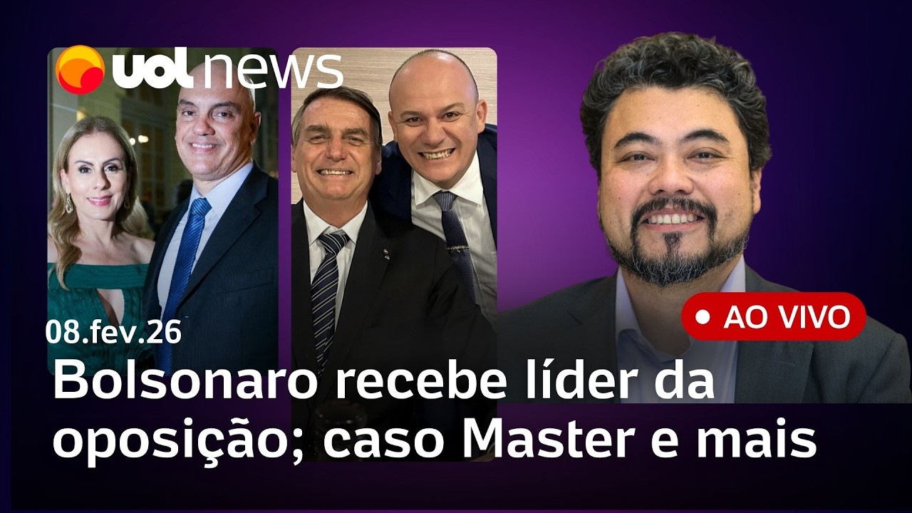 Bolsonaro recebe líder da oposição; esposa de Moraes defende investigado em caso no STF e + notícias