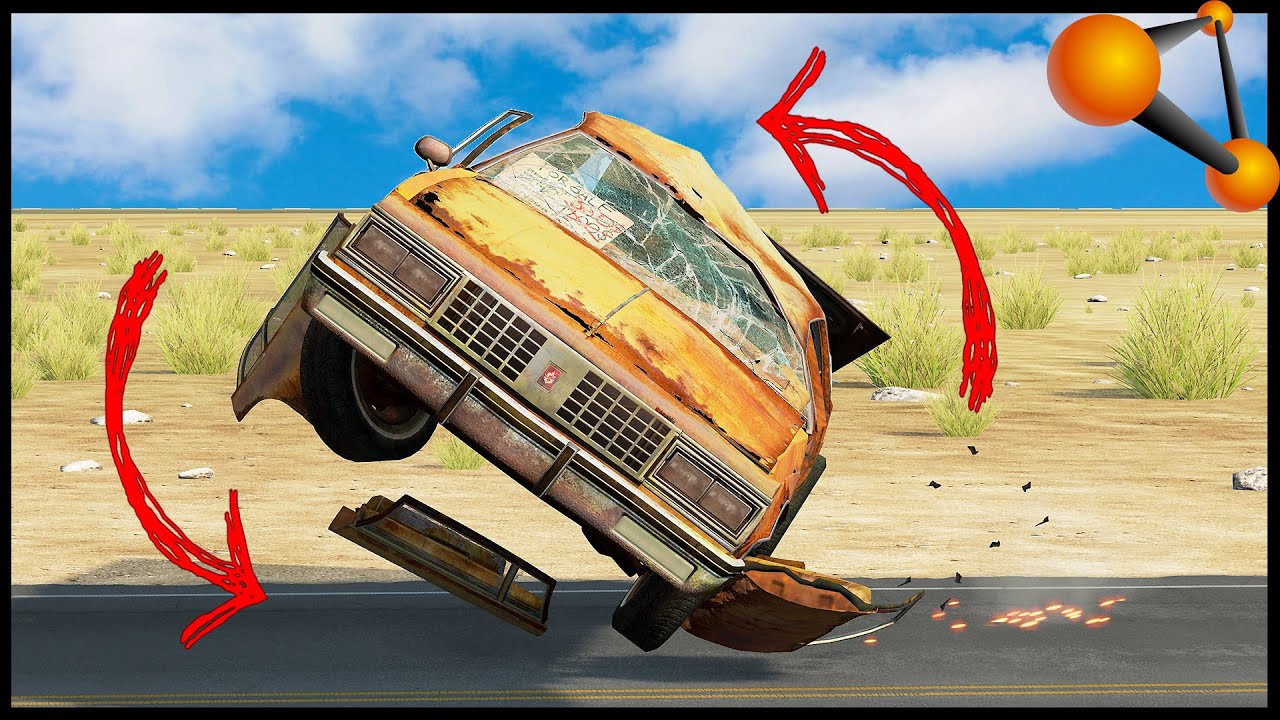 CRASH TEST RUSTY CARS! - BeamNg Drive