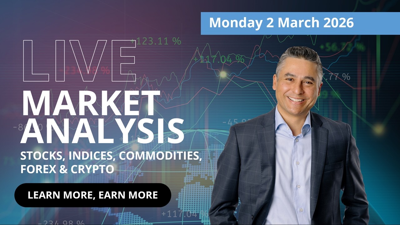 Live Market Analysis, Monday 2 March 2026