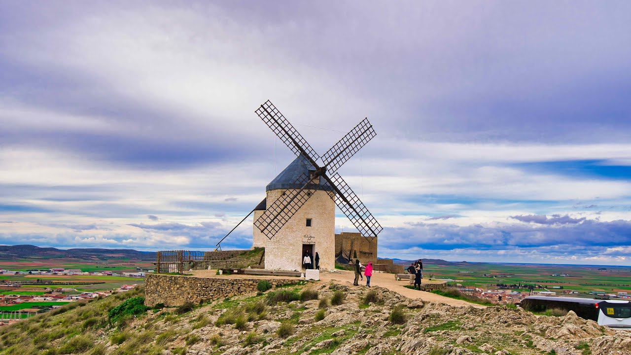 4K 西班牙風情畫3 : 唐吉軻德之路 / Spanish Travel 3: Don Quixote Consuegra / スペインの風景 3：ドン・キホーテの道