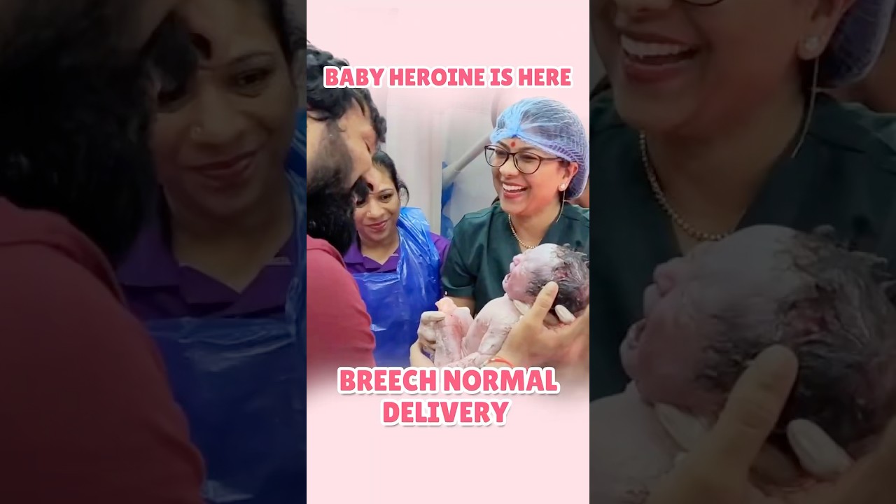 Breech normal delivery #drkshilpireddy #breechbaby #breechnormaldelivery #bestgynecologist #babygirl