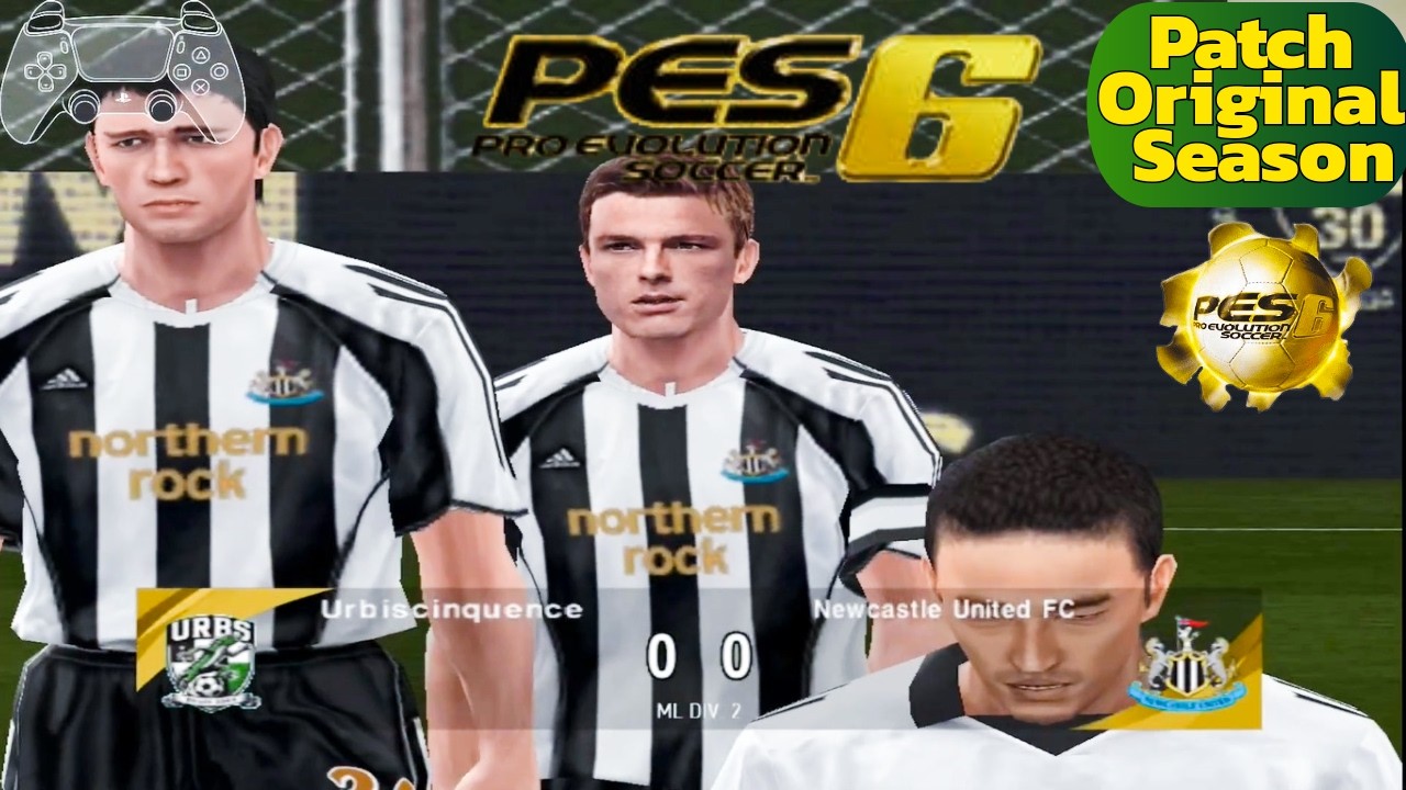 PES6 - PC - Patch Original Season - EP 04 #newcastleunited