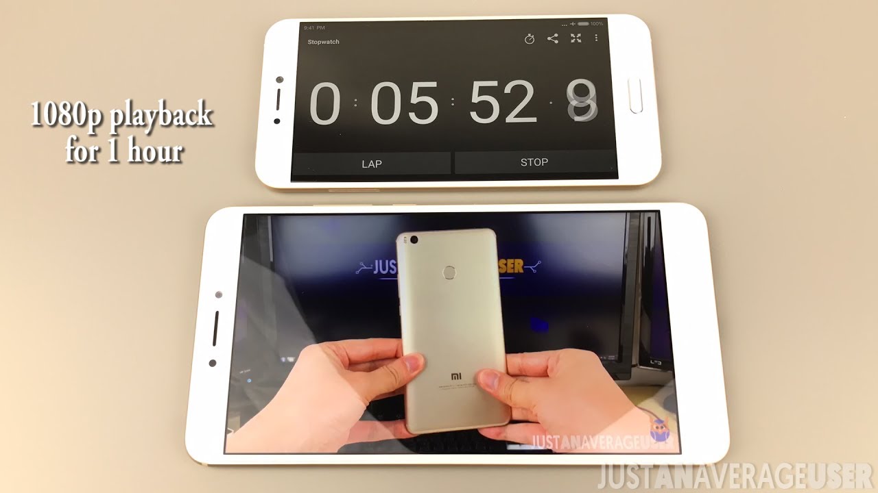 Xiaomi Mi Max 2 Battery Time Lapse!