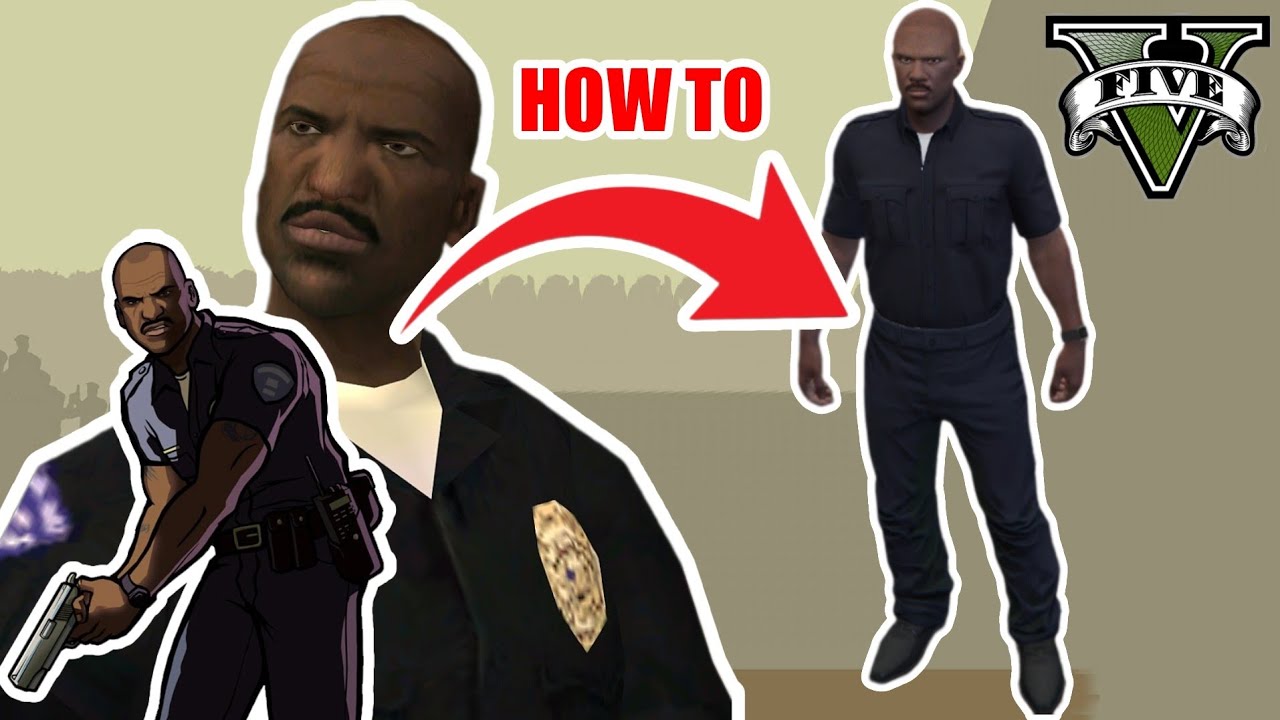 Recreating Officer Frank Tenpenny From GTA: San Andreas (2004) In GTA V!