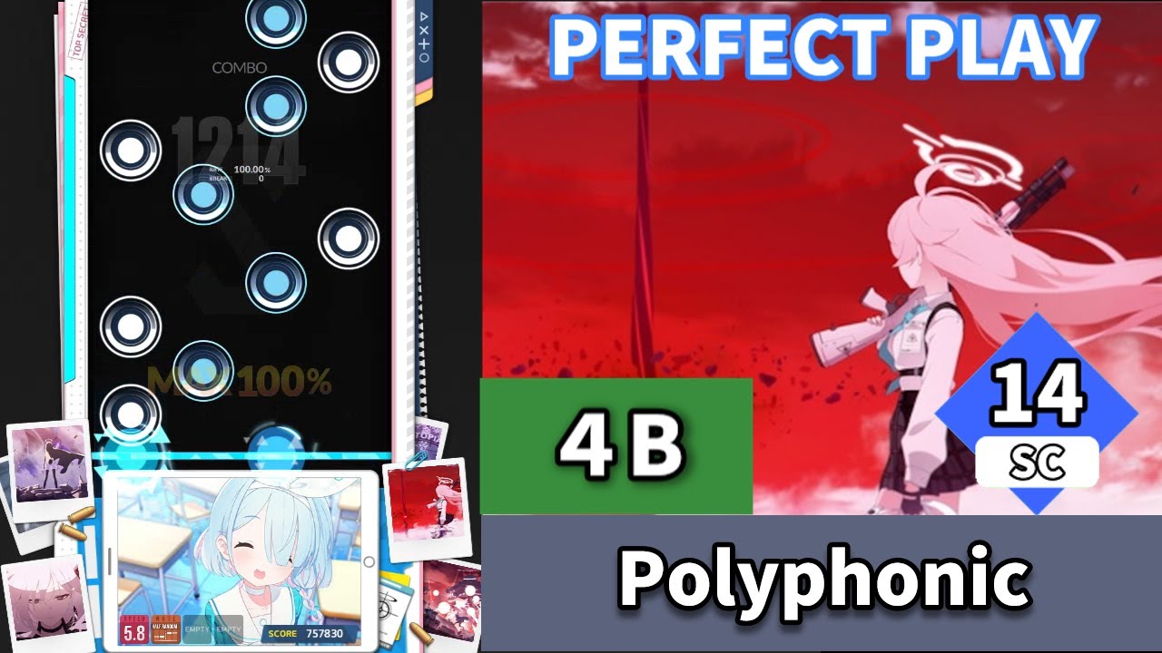【DJMAX RESPECT V】Polyphonic　4BSC　PERFECT PLAY