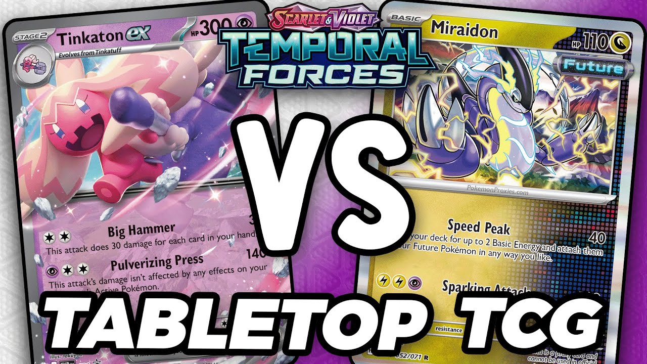 Can Tinkaton ex Take Down Future Box?! | Temporal Forces Tabletop