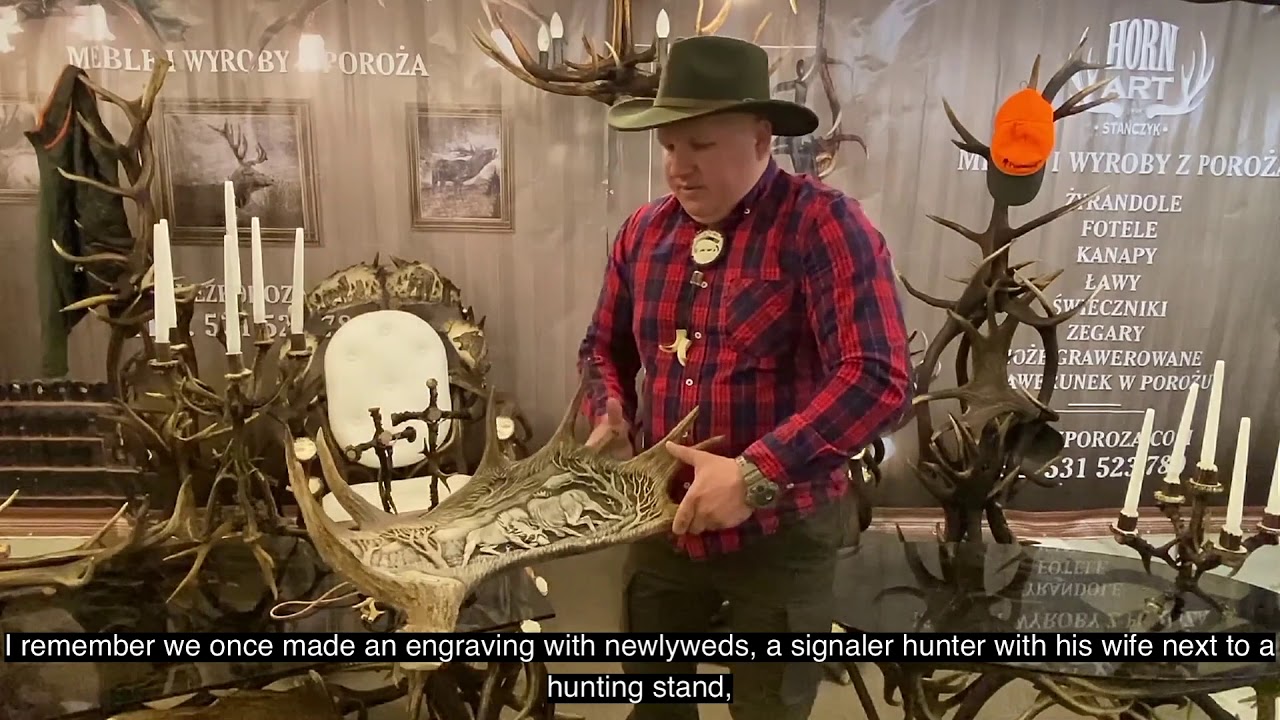 HornArt episode 1 The first stationary store in Europe with REAL Antler Furniture. Poland