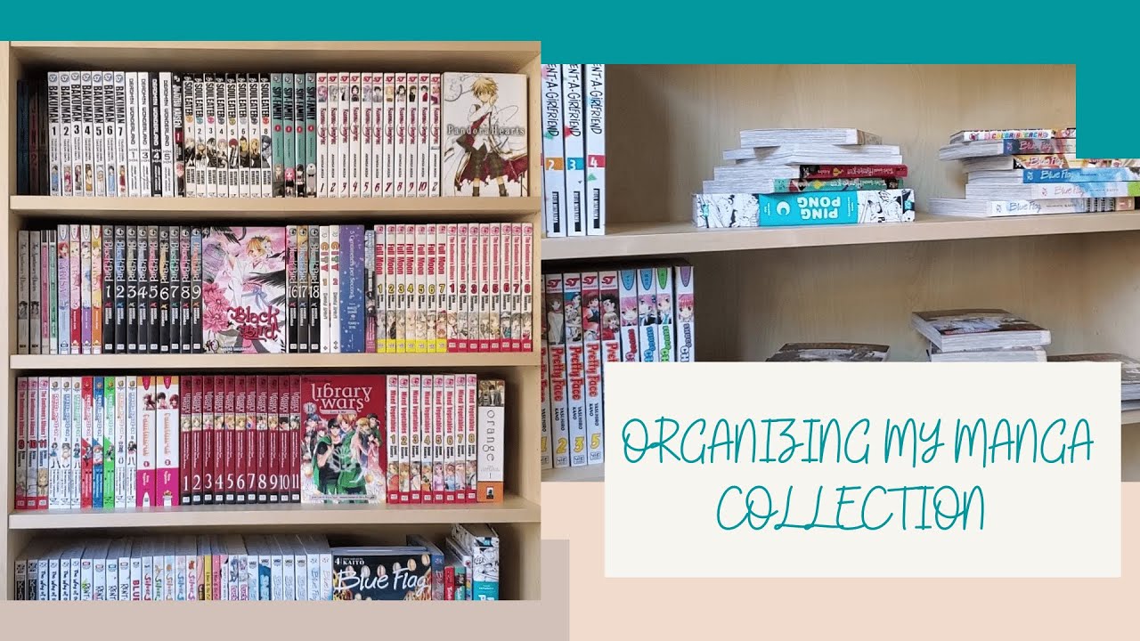 Reorganizing My Manga Collection + Upgrading My Bookcase