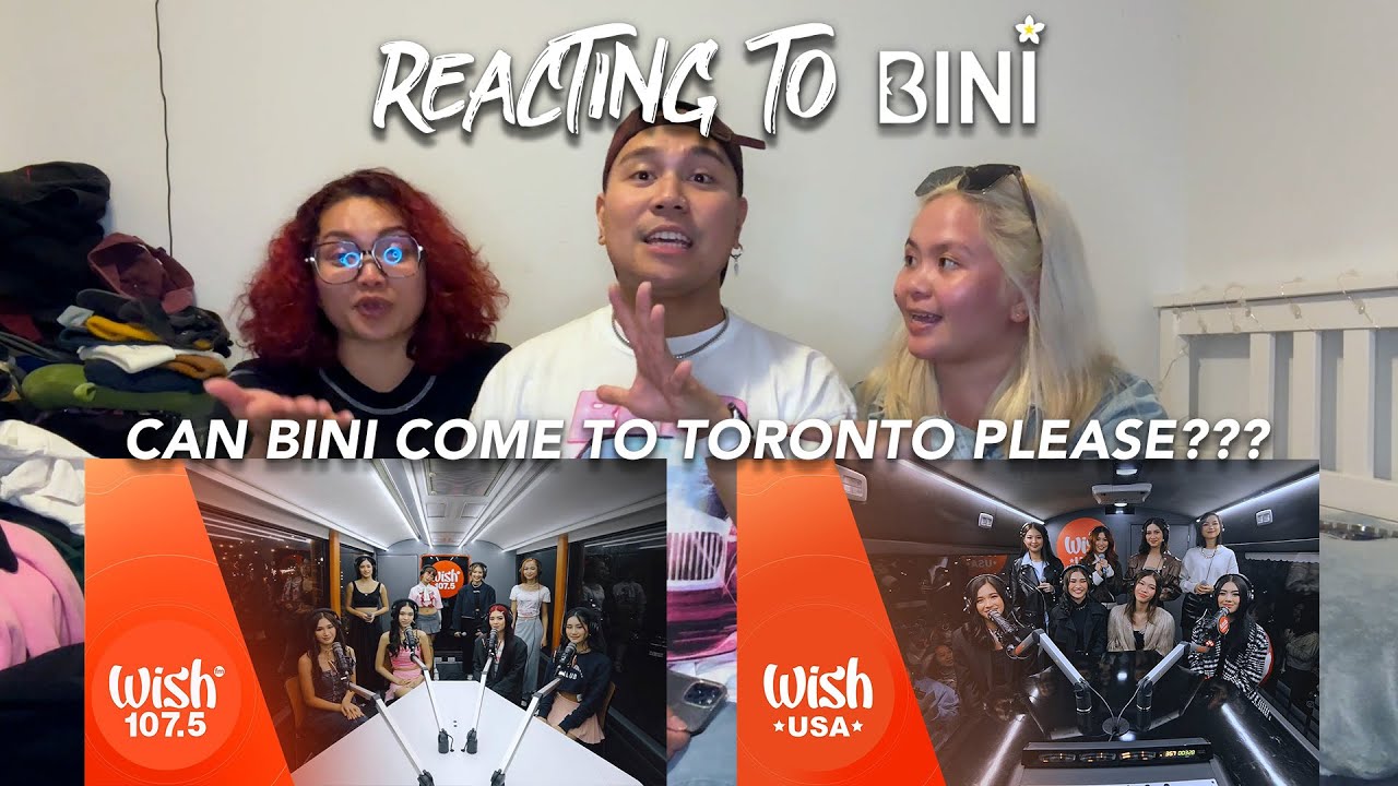 Reacting to BINI performing 