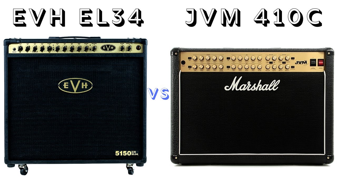 EVH 5150 III EL34 Combo vs Marshall JVM 410C Combo