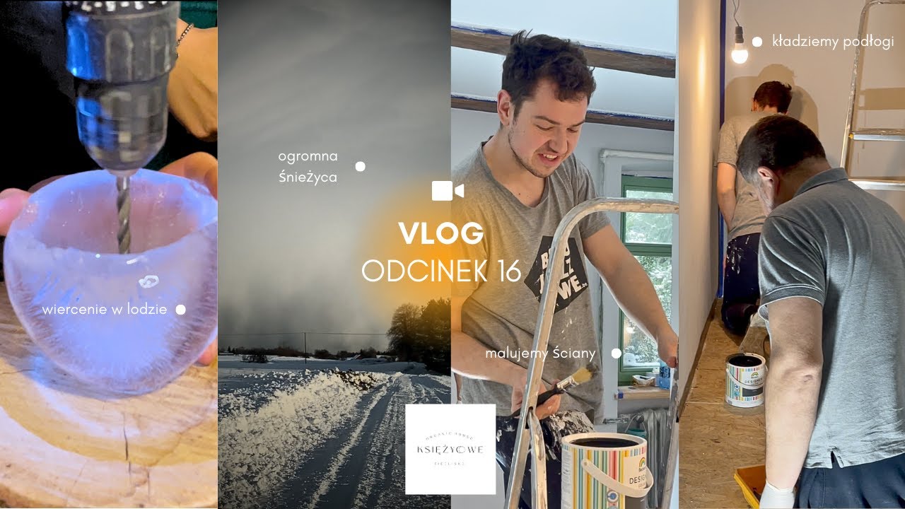 ODCINEK 16 | ZAMIEĆ ŚNIEŻNA - MUSIELI NAS ODKOPAĆ | MALUJEMY ŚCIANY I KŁADZIEMY PODŁOGI! 🥶🌨❄️